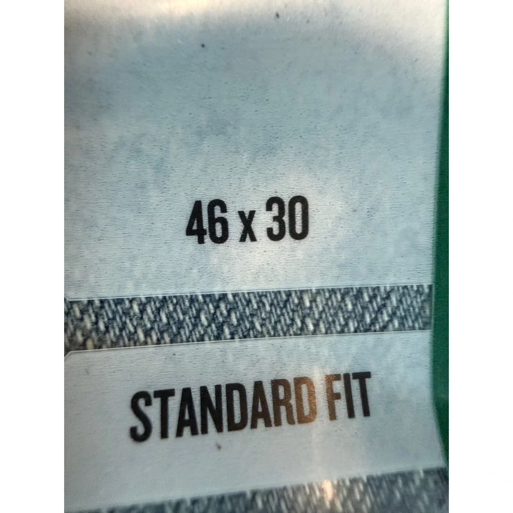 Duluth Trading Co Selvedge Double Flex Jeans Mens 46x30 Light Wash Standard Fit